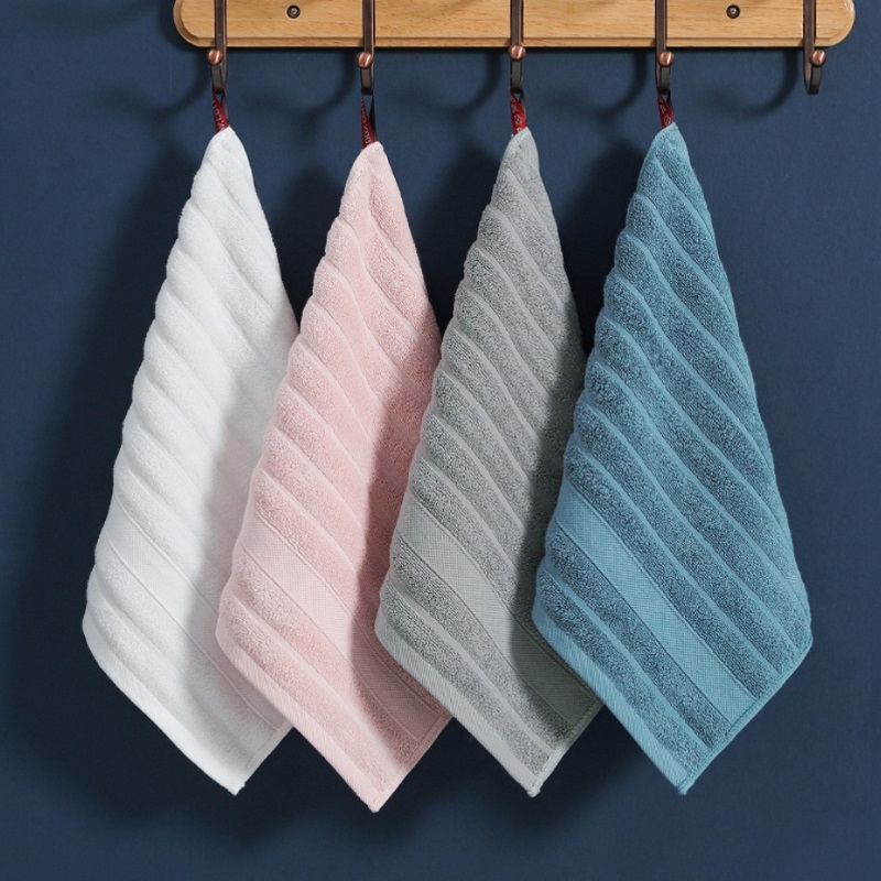 Zara Home Bathroom - 4 個便利なタオルスクエアフェイスタオル強力な吸水性キッズ子供小さな純綿タオル手を拭く 35*35 センチメートル