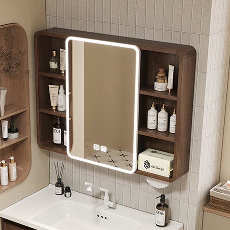Home Toilet Bathroom Design - ミラートイレバスルームキャビネット棚コーナースペースセーバーデザインモダン食器棚中国風アーカビダーレス家の装飾