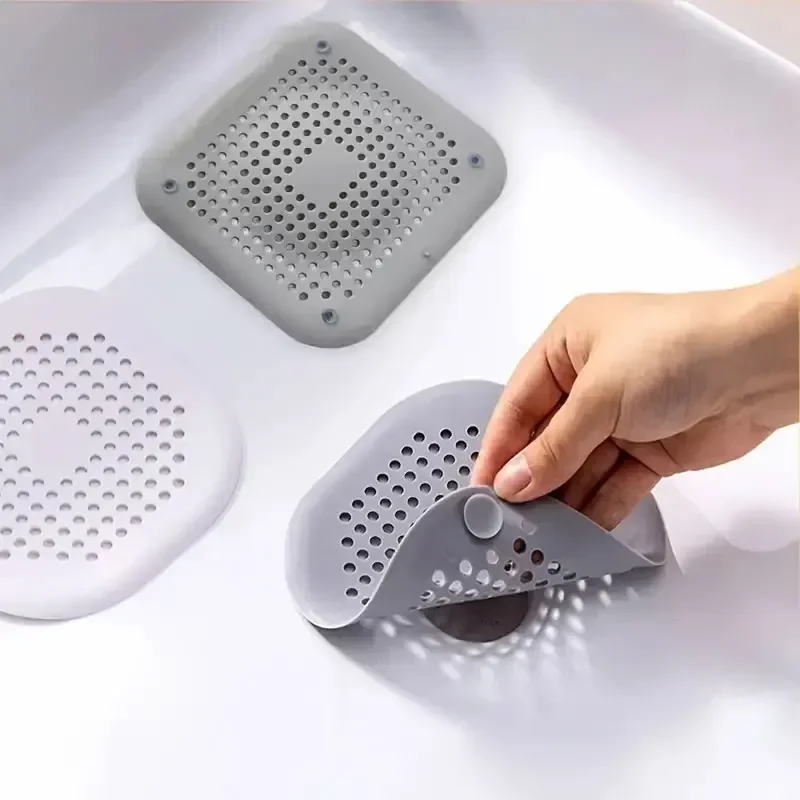 Home Bathroom Sink - プラグストッパーキッチン下水道シリコン浴室床浴槽水フィルターホームアクセサリーシャワー排水口ヘアキャッチャーシンクストレーナー