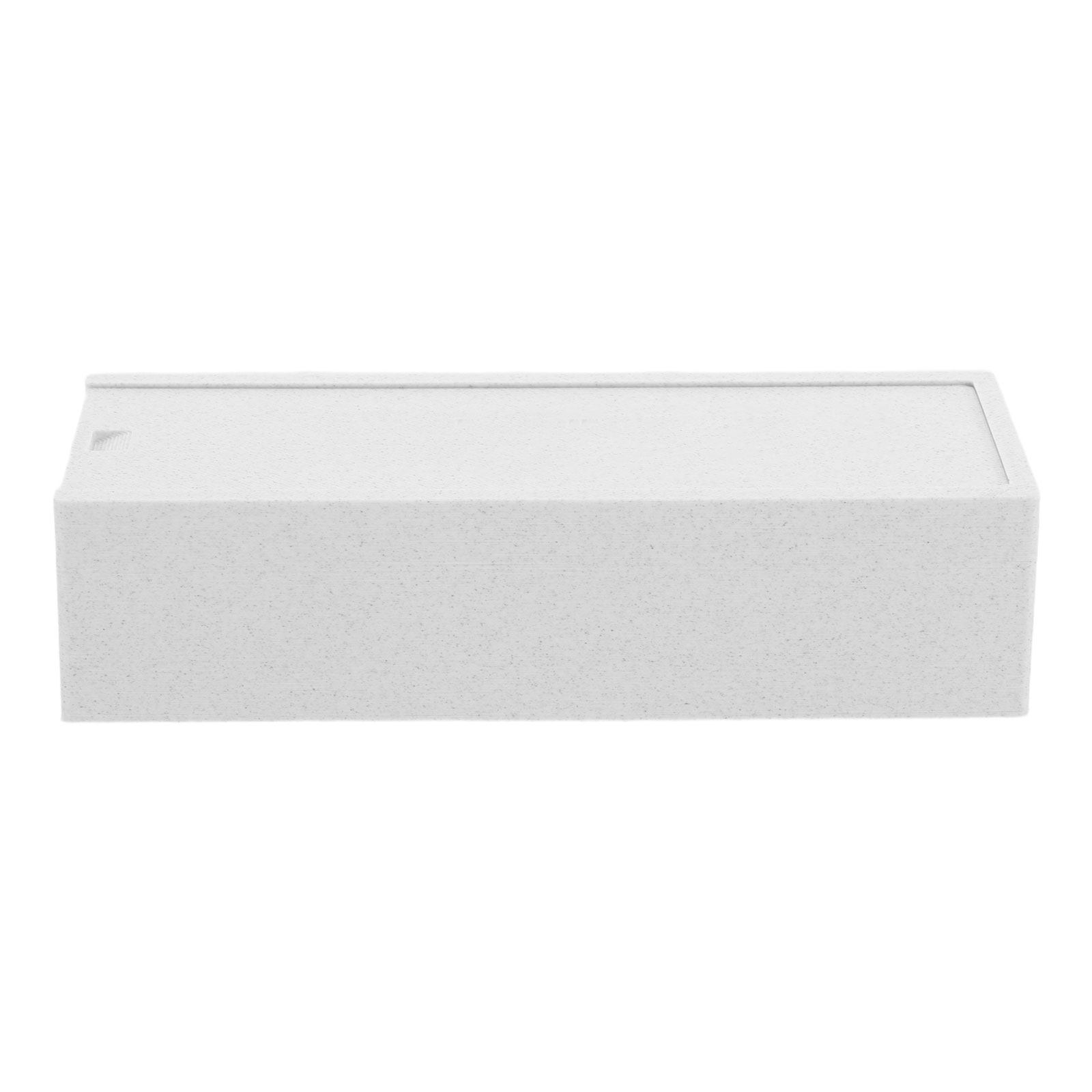 Home Bathroom Organizer - 白い二重コンパートメントの刃物収納ケース、自立式プラスチックオーガナイザーボックス、家庭用浴室、バリカン、シェーバー、カミソリホルダー