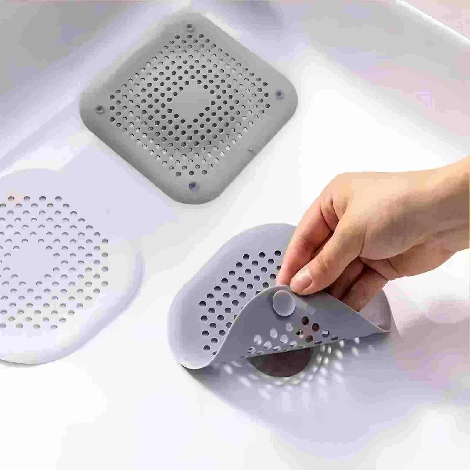Home Bathroom Sink - プラグストッパー キッチン排水口 シリコン製 バスルーム床 浴槽用ウォーターフィルター ホームアクセサリー
