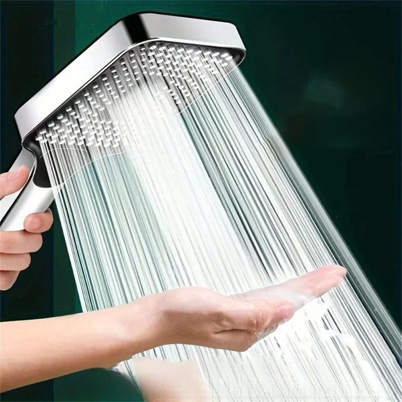 Home Creation Bathroom - 調整可能な3モード高圧シャワーヘッド大流量節水レインフォールシャワーミキサー浴室アクセサリー