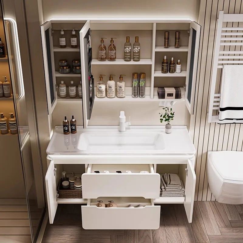 バスルームミラーキャビネット セラミック洗面台 バスルーム引 - Home Living Bathroom Vanity のレビューと価格