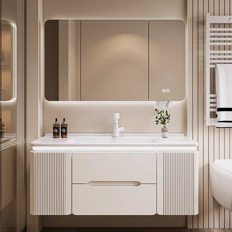 バスルームミラーキャビネット セラミック洗面台 バスルーム引 - Home Living Bathroom Vanity のレビューと価格