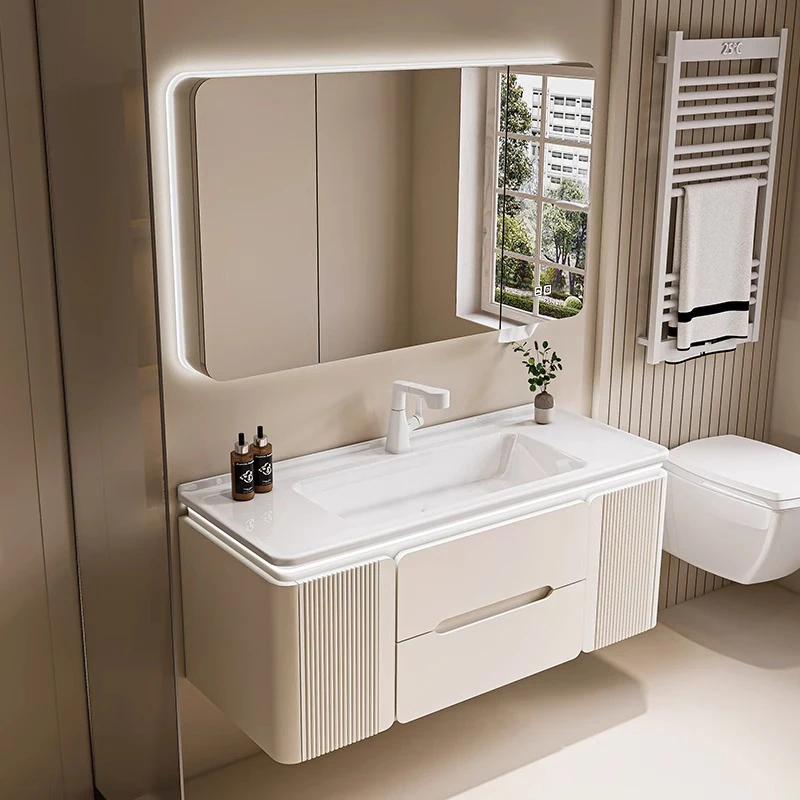 バスルームミラーキャビネット セラミック洗面台 バスルーム引 - Home Living Bathroom Vanity のレビューと価格