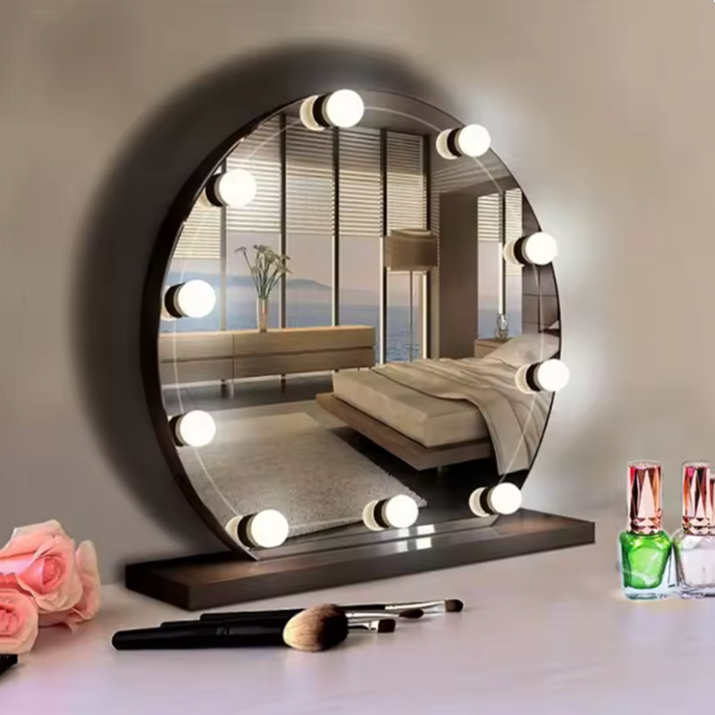 ハリウッドメイクアップバニティランプ、取り外し可能なLEDミ - Bathroom Mirror Led のレビューと価格