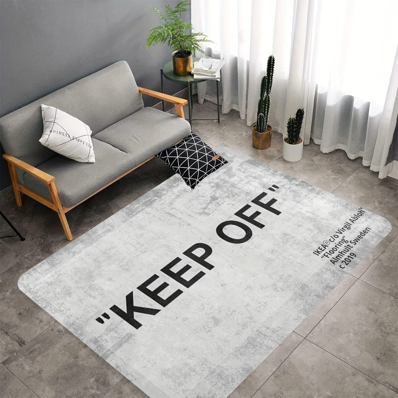 「KEEP OFF」文字入り室内フロアマット、デザイン付き滑 - Home Toilet Bathroom Design のレビューと価格