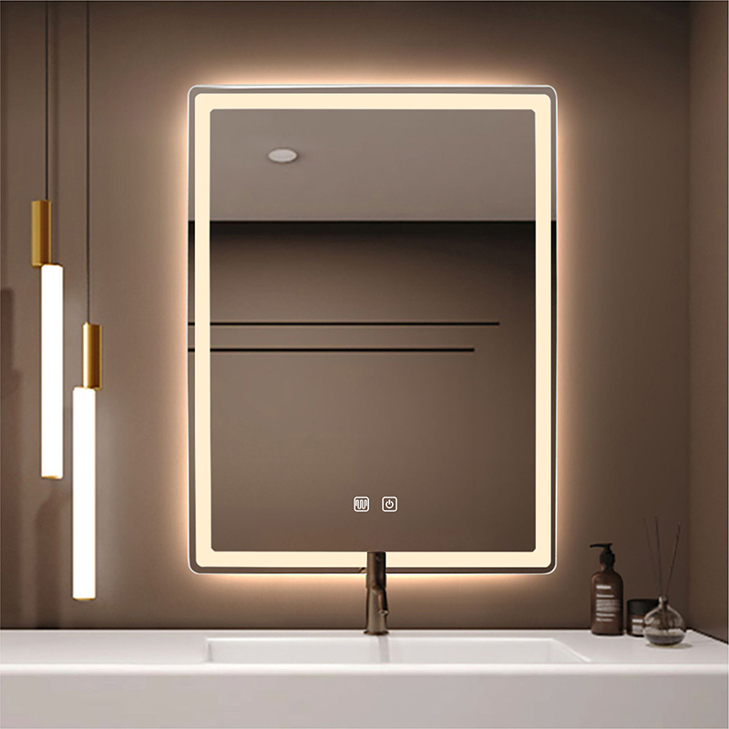 長方形のバスルームミラー,スマート美容メイク,防曇タッチボタ - Zara Home Bathroom のレビューと価格