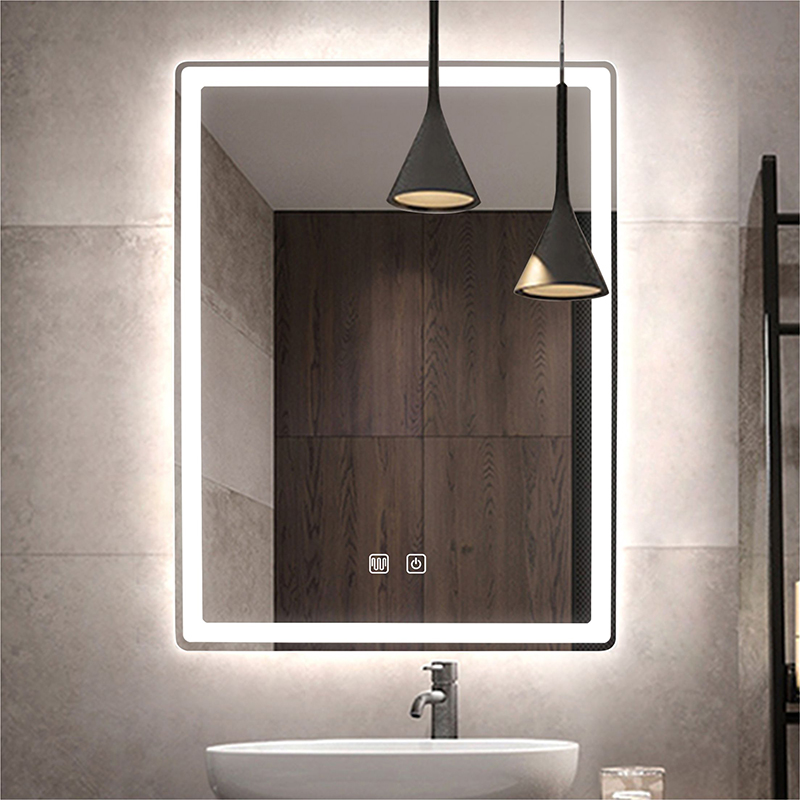 長方形のバスルームミラー,スマート美容メイク,防曇タッチボタ - Zara Home Bathroom のレビューと価格