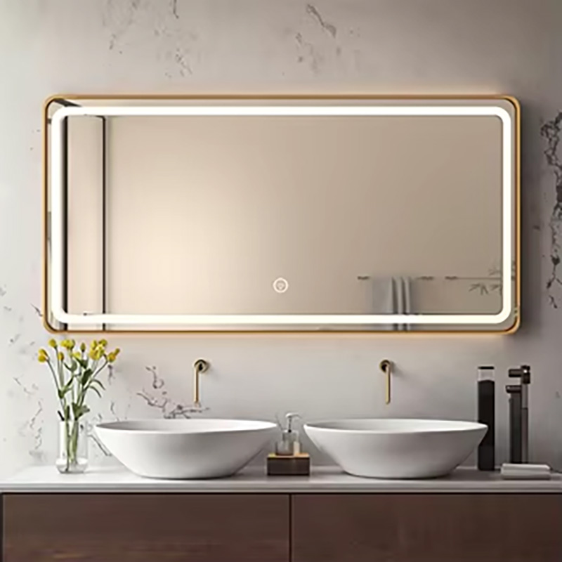 高品質卸売工場ホテル浴室壁掛け式タッチセンサー付きスマートL - Bathroom Mirror Led のレビューと価格