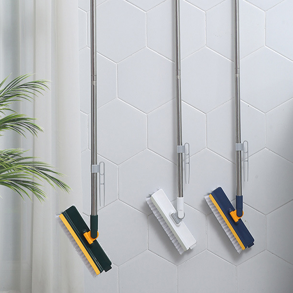 3 in 1 フロアブラシスクラバー 180 ° 回転式ロン - Home Bathroom Cleaning Machine のレビューと価格