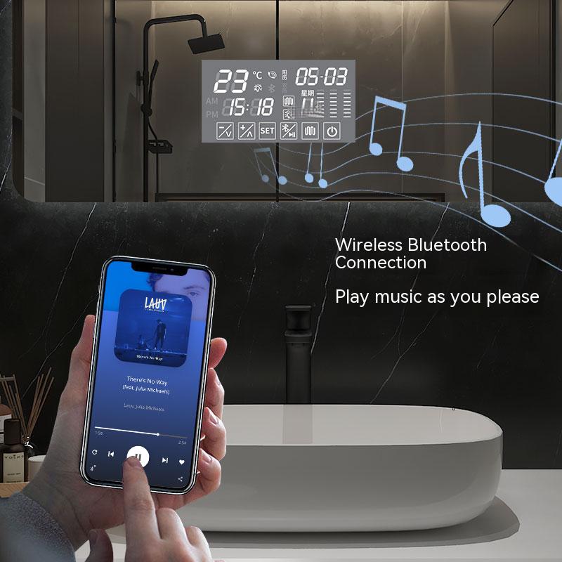 24x32インチ角型LED浴室鏡 曇り止め タッチコントロー - Bathroom Mirror Led のレビューと価格