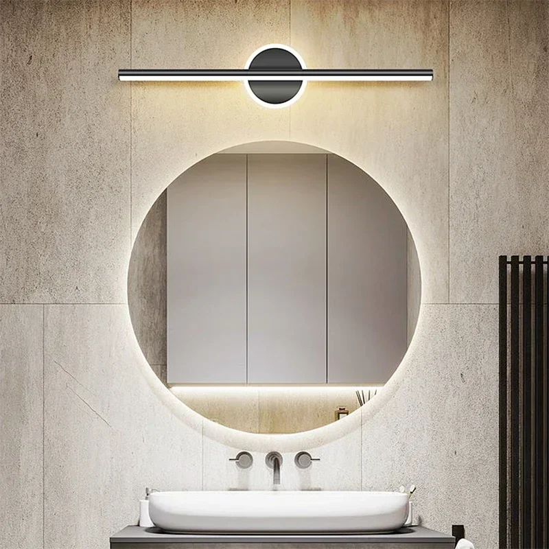 現代の LED ミラーランプ 40/55 センチメートルウォ - Bathroom Mirror Led のレビューと価格