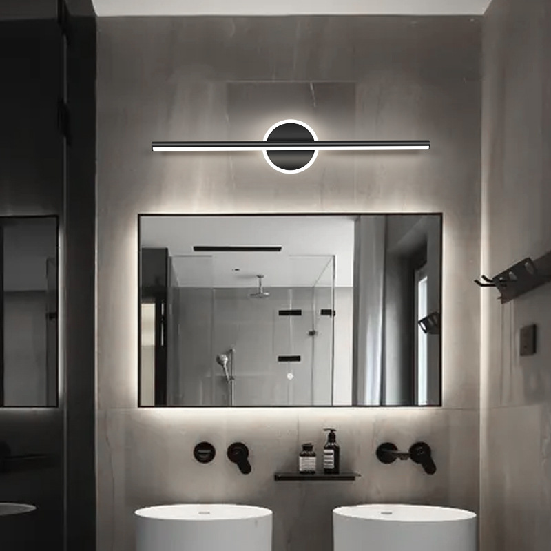 現代の LED ミラーランプ 40/55 センチメートルウォ - Bathroom Mirror Led のレビューと価格