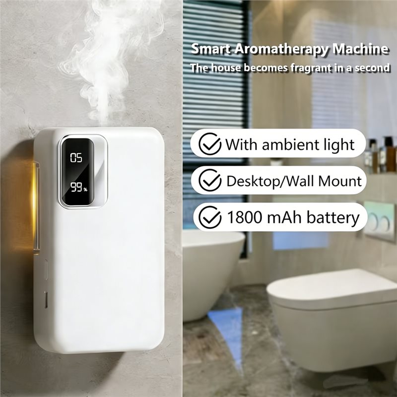 A74G-USB充電式スマート自動噴霧器アロマディフューザー - Bathroom Home Improvement のレビューと価格