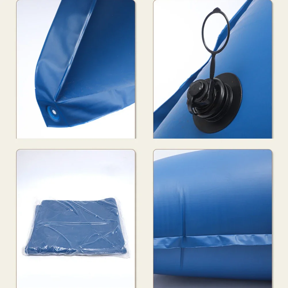 PVC製の膨らませるプール用枕で、プールや浴槽の水面に落ち葉 - Bathtub Pillow Inflatable のレビューと価格