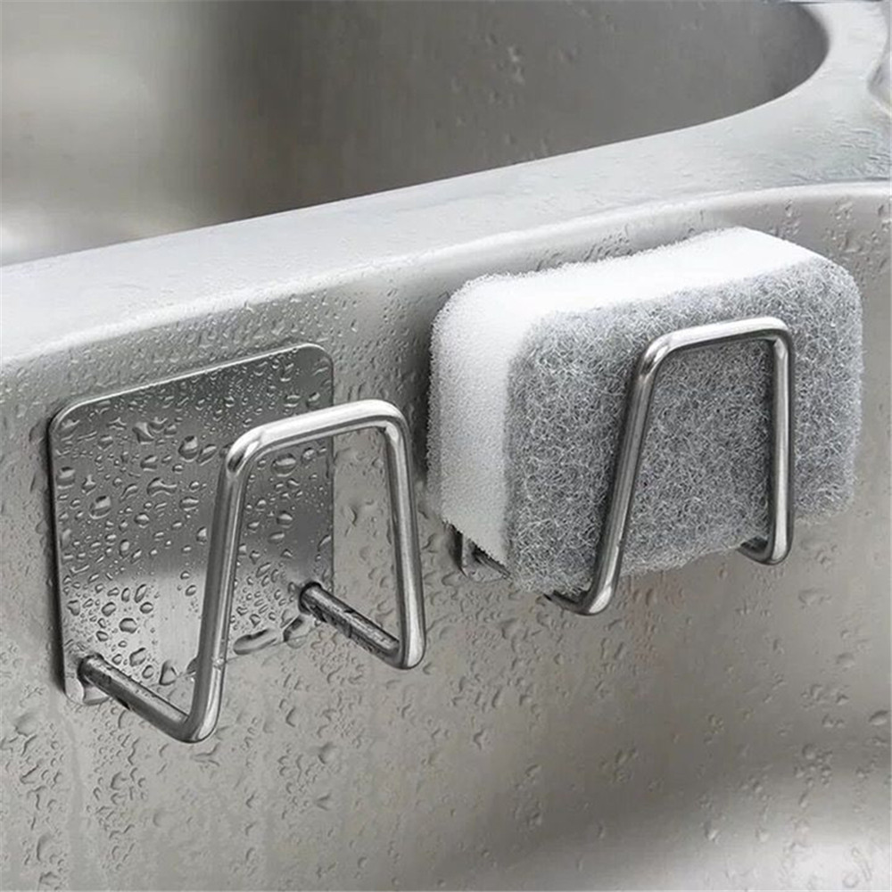 キッチン用接着剤ウォールハンガー,強力なフック,シンクスポン - Home Bathroom Sink のレビューと価格