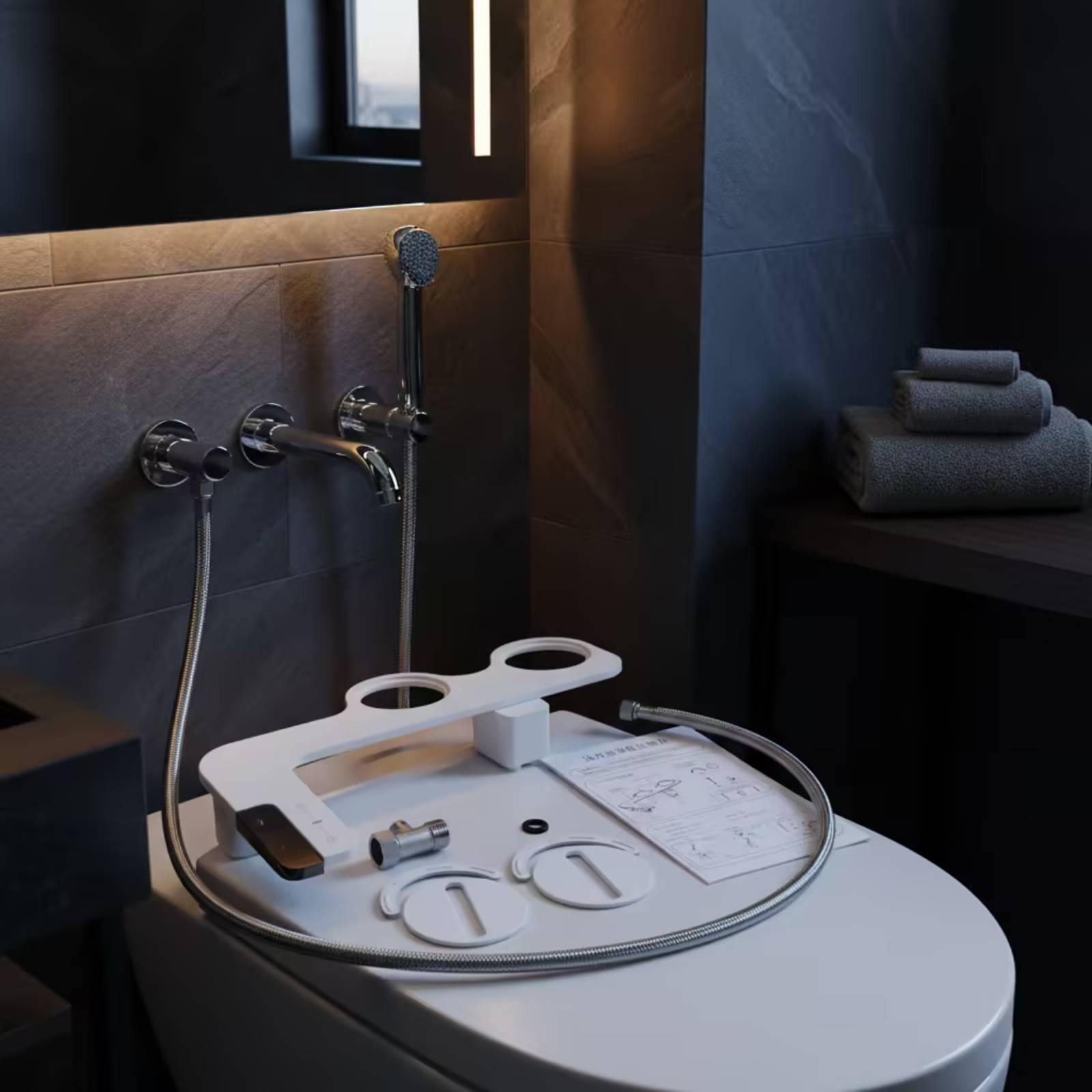 サイドコントロールパネル付きビデ、薄型デザイン、ビデシートア - Home Toilet Bathroom Design のレビューと価格
