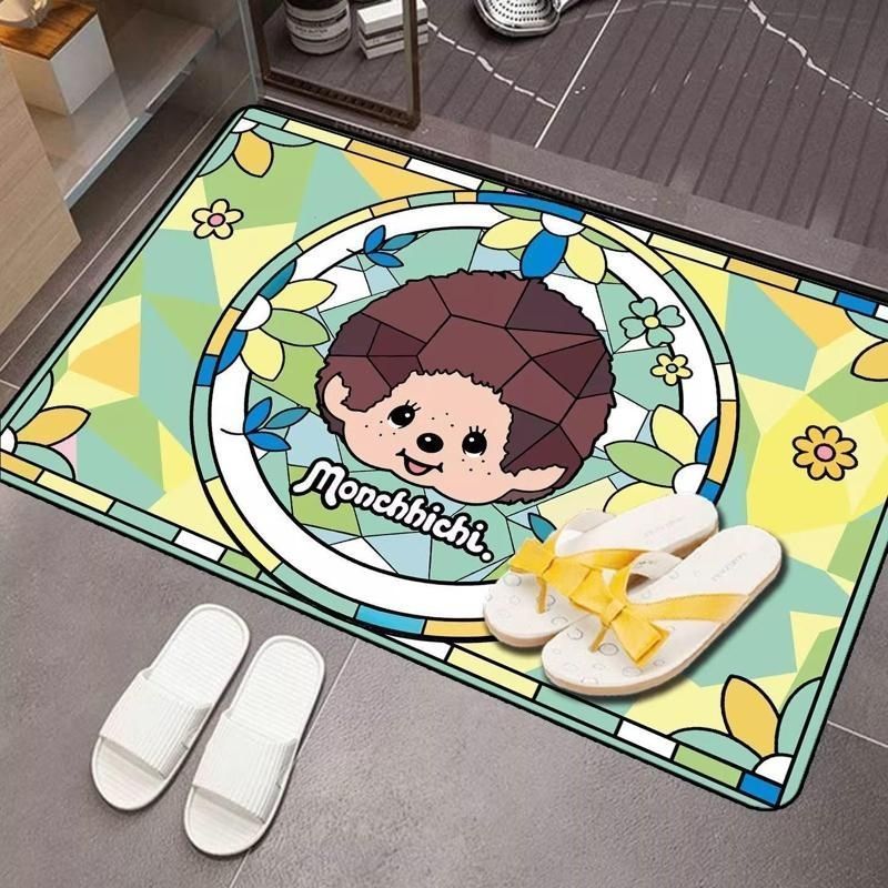 モンチッチカートゥーン珪藻土バスマット 超吸水性 滑り止め  - Non Slip Bath Mat のレビューと価格