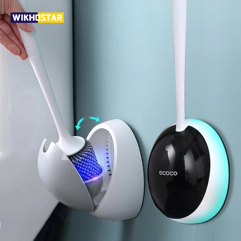 Wikhostar-シリコントイレブラシ,tprトイレアクセ - Toilet Brush Holder のレビューと価格