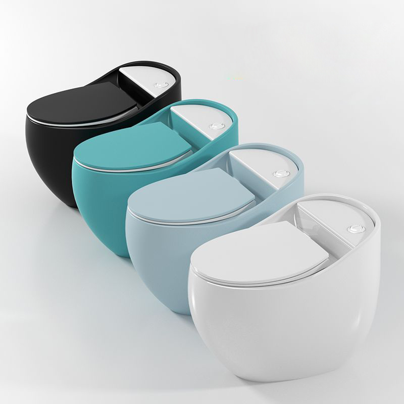 モダンなヨーロッパデザインの衛生陶器、卵型のワンピース便器、 - Home Toilet Bathroom Design のレビューと価格