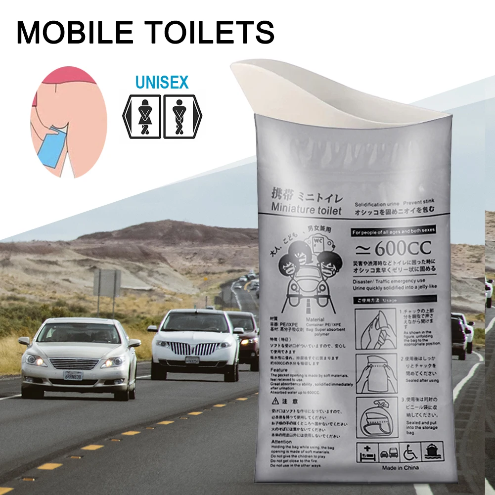 屋外緊急尿バッグ,使い捨てトラベルトイレ,ポータブル,女性, - Home Bathroom With Urinal のレビューと価格