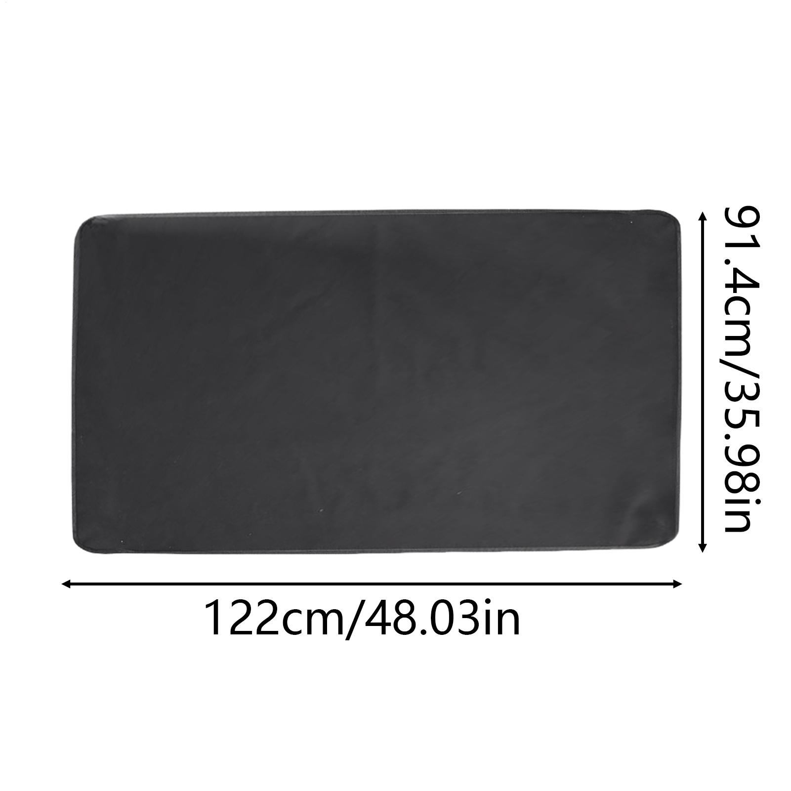 鳥かごフロアマット 大型 防水プロテクター 48x36インチ - Home Bathroom Rugs のレビューと価格