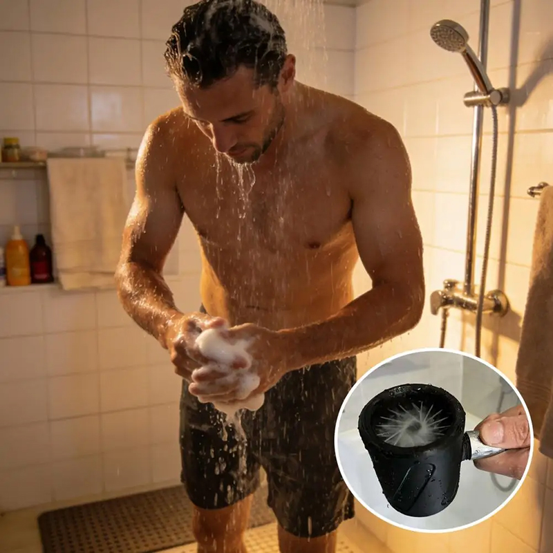 高圧ハンドヘルドシャワーヘッド、男性用洗浄スパイラルノズル、 - Home Creation Bathroom のレビューと価格
