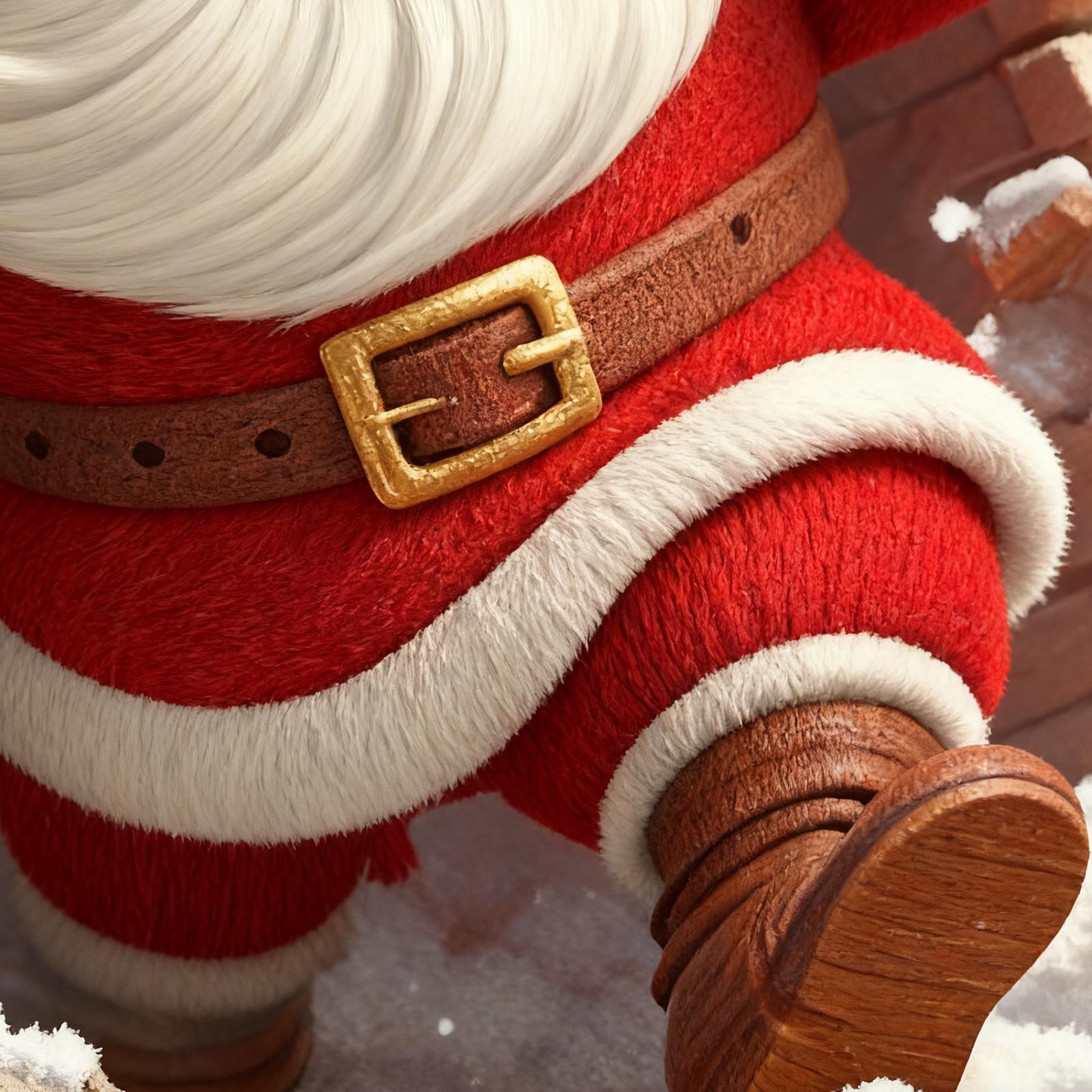 クリスマスサンタウォールデカールクリスマスサンタブレイクレン - Home Bathroom Break のレビューと価格