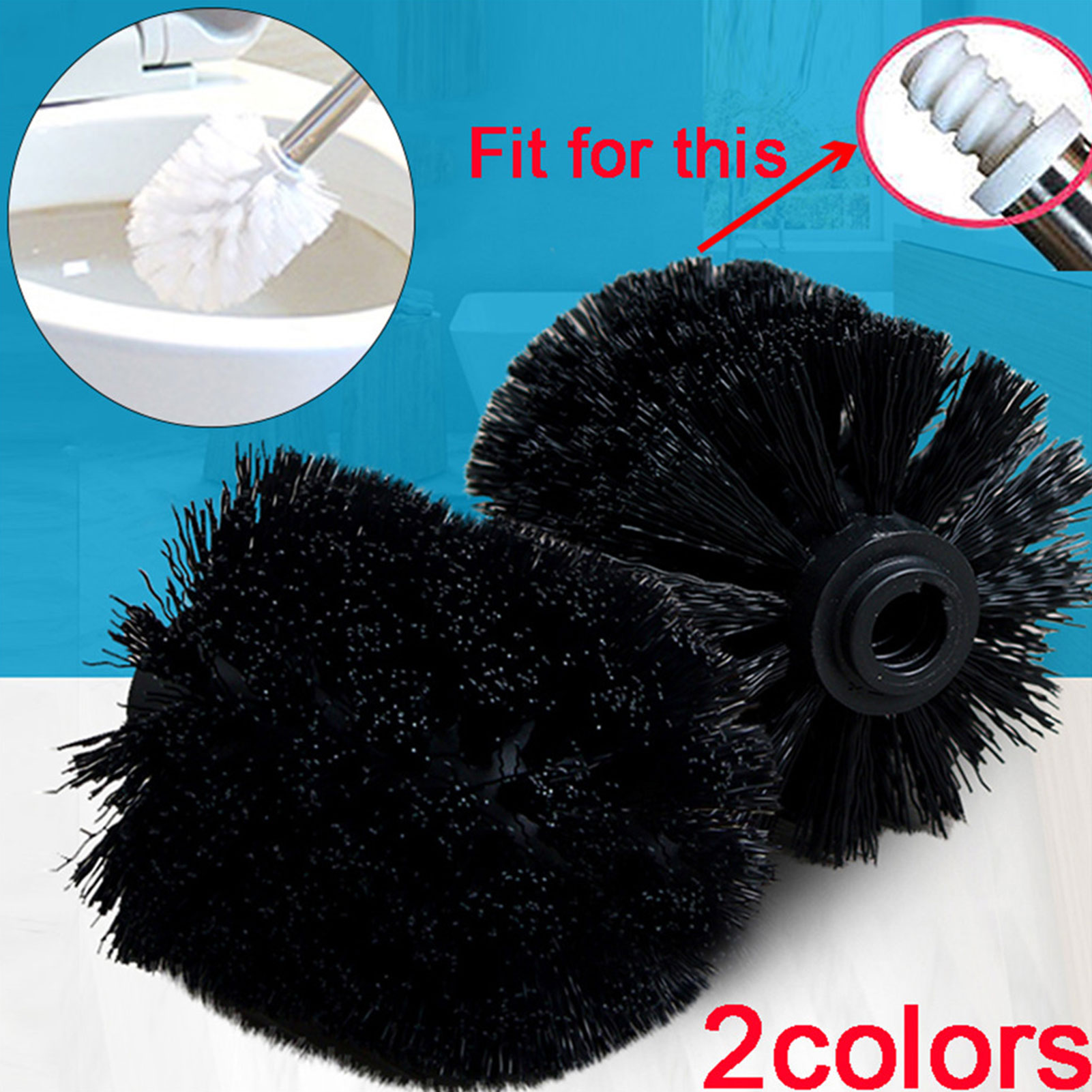 ユニバーサル交換トイレブラシヘッドホルダークリーンスペアツー - Toilet Brush Holder のレビューと価格