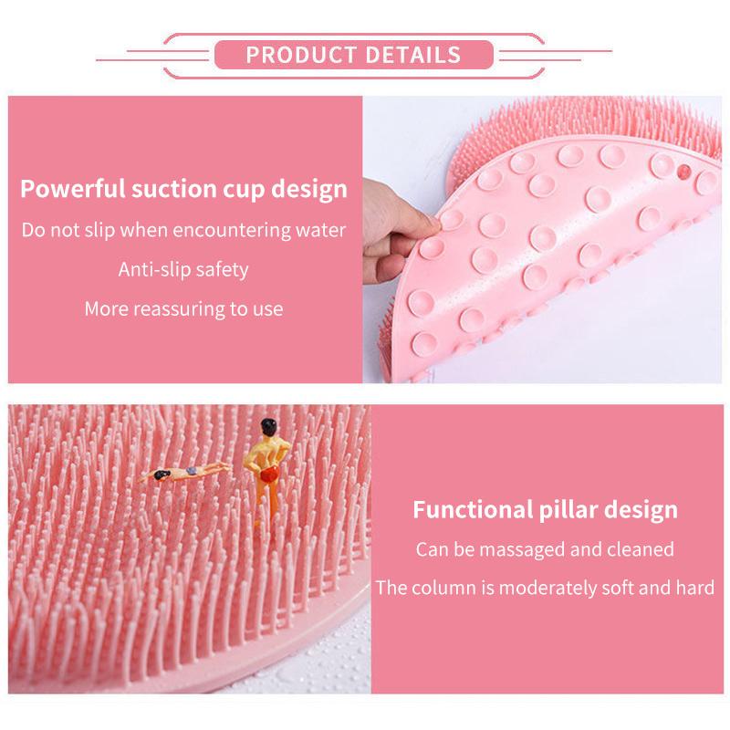 壁掛け式フットスクラバーマット シャワー用 滑り止め角質除去 - Non Slip Bath Mat のレビューと価格