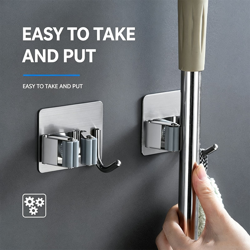 粘着式壁掛け多目的フック キッチン・バスルーム用ホームオーガ - Home Bathroom Organizer のレビューと価格
