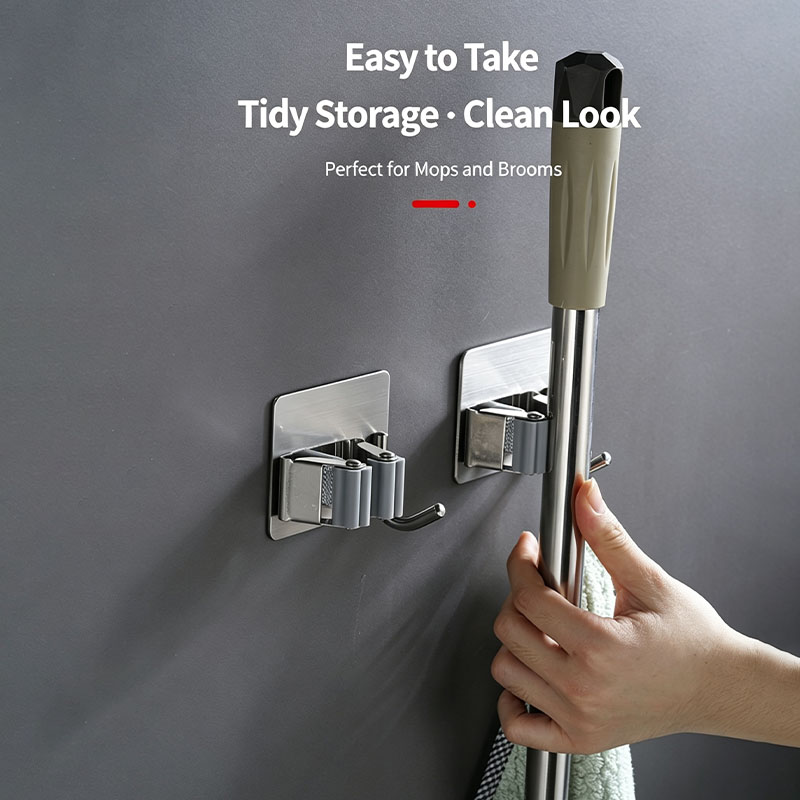 粘着式壁掛け多目的フック キッチン・バスルーム用ホームオーガ - Home Bathroom Organizer のレビューと価格