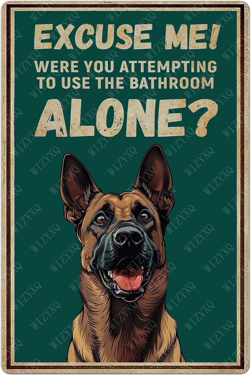 ブリキ看板「ごめんなさい、一人でトイレを使おうとしたのですか - Home Alone Bathroom のレビューと価格