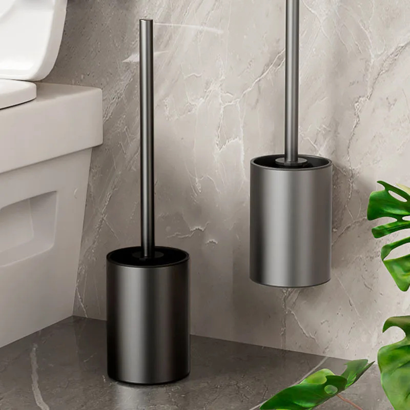 浴室トイレブラシホルダークリーニングツールスペースアルミ壁掛 - Toilet Brush Holder のレビューと価格