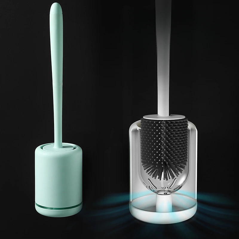 トイレブラシセットホルダーナイロン/シリコーン毛クリエイティ - Toilet Brush Holder のレビューと価格