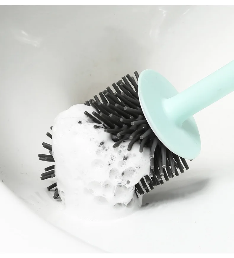 トイレブラシセットホルダーナイロン/シリコーン毛クリエイティ - Toilet Brush Holder のレビューと価格