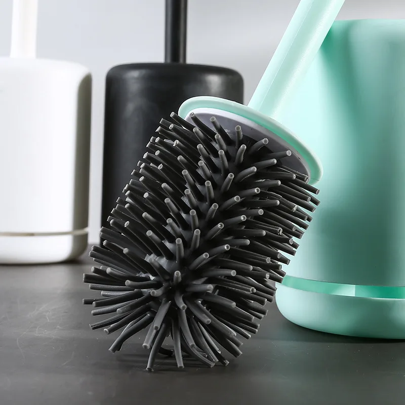 トイレブラシセットホルダーナイロン/シリコーン毛クリエイティ - Toilet Brush Holder のレビューと価格