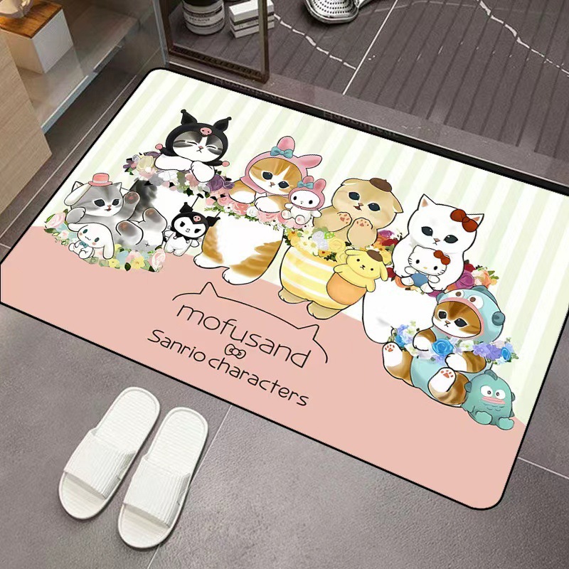 モフサンド漫画珪藻土吸水フロアマット滑り止めドアマット浴室入 - Home Bathroom Rugs のレビューと価格