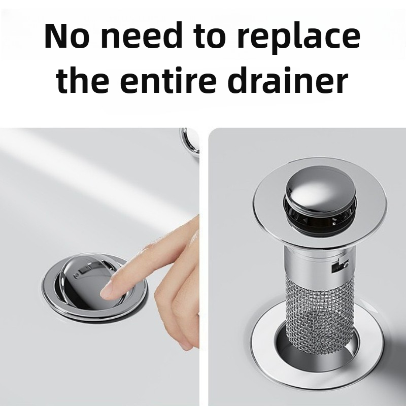 ステンレス鋼のシンク排水フィルター - 防臭ヘアストッパー  - Home Bathroom Sink のレビューと価格
