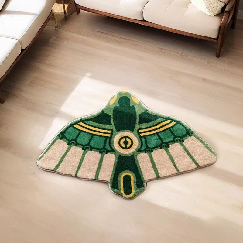 アニメバスマットゼルダ王国カーペット飛行翼ホームソフト毛皮の - Home Bathroom Rugs のレビューと価格