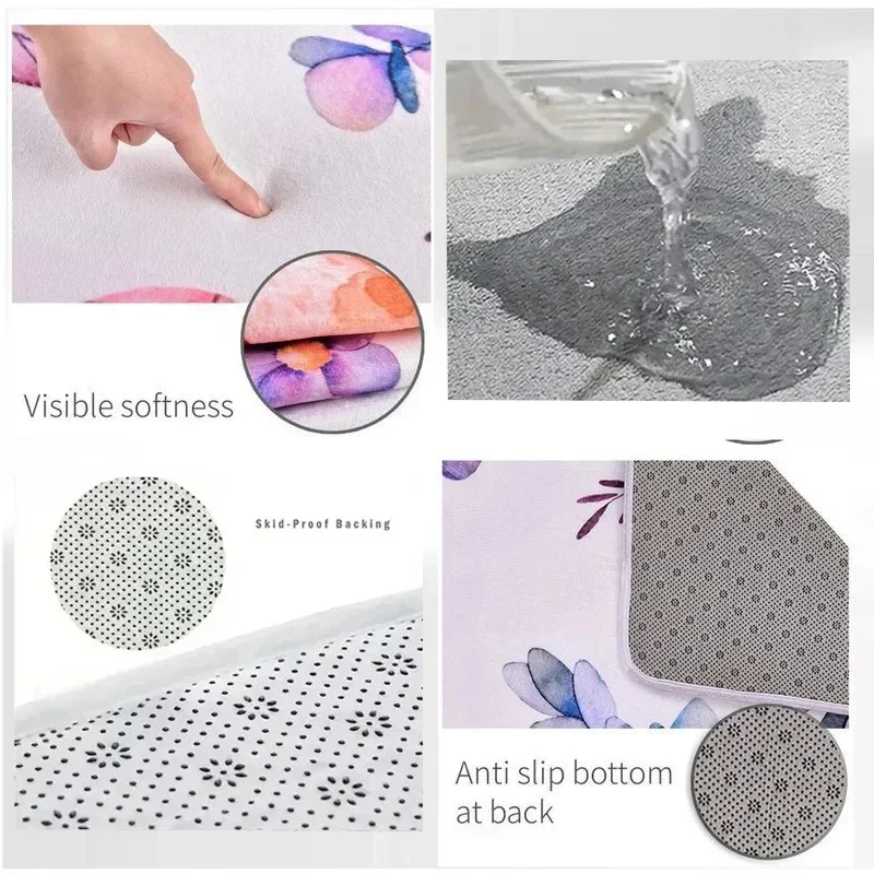 レトロなデザインのカーペットリビングルームホーム大型敷物クロ - Home Toilet Bathroom Design のレビューと価格