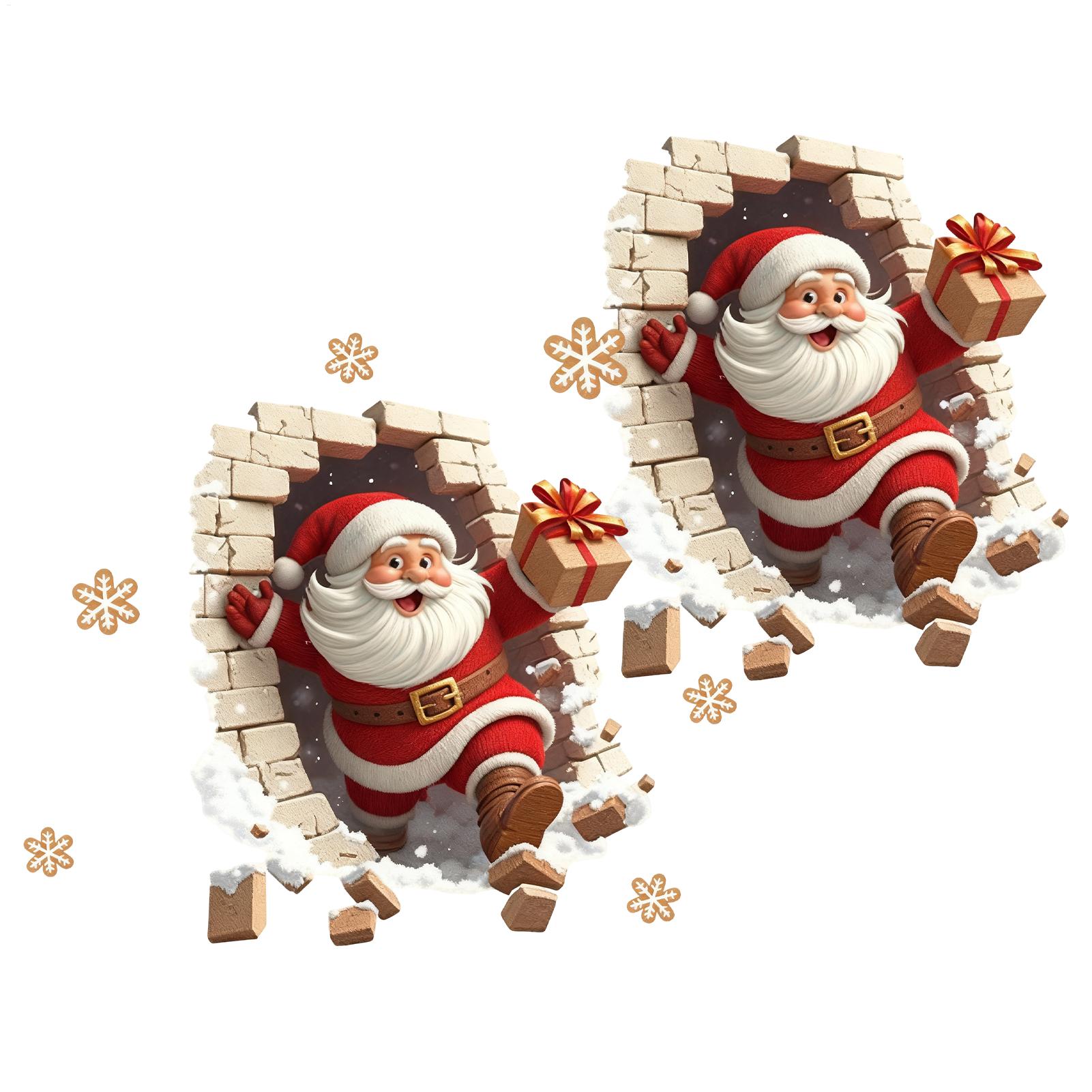 ウォールステッカー クリスマス サンタ ブレイクイン ブリッ - Home Bathroom Break のレビューと価格