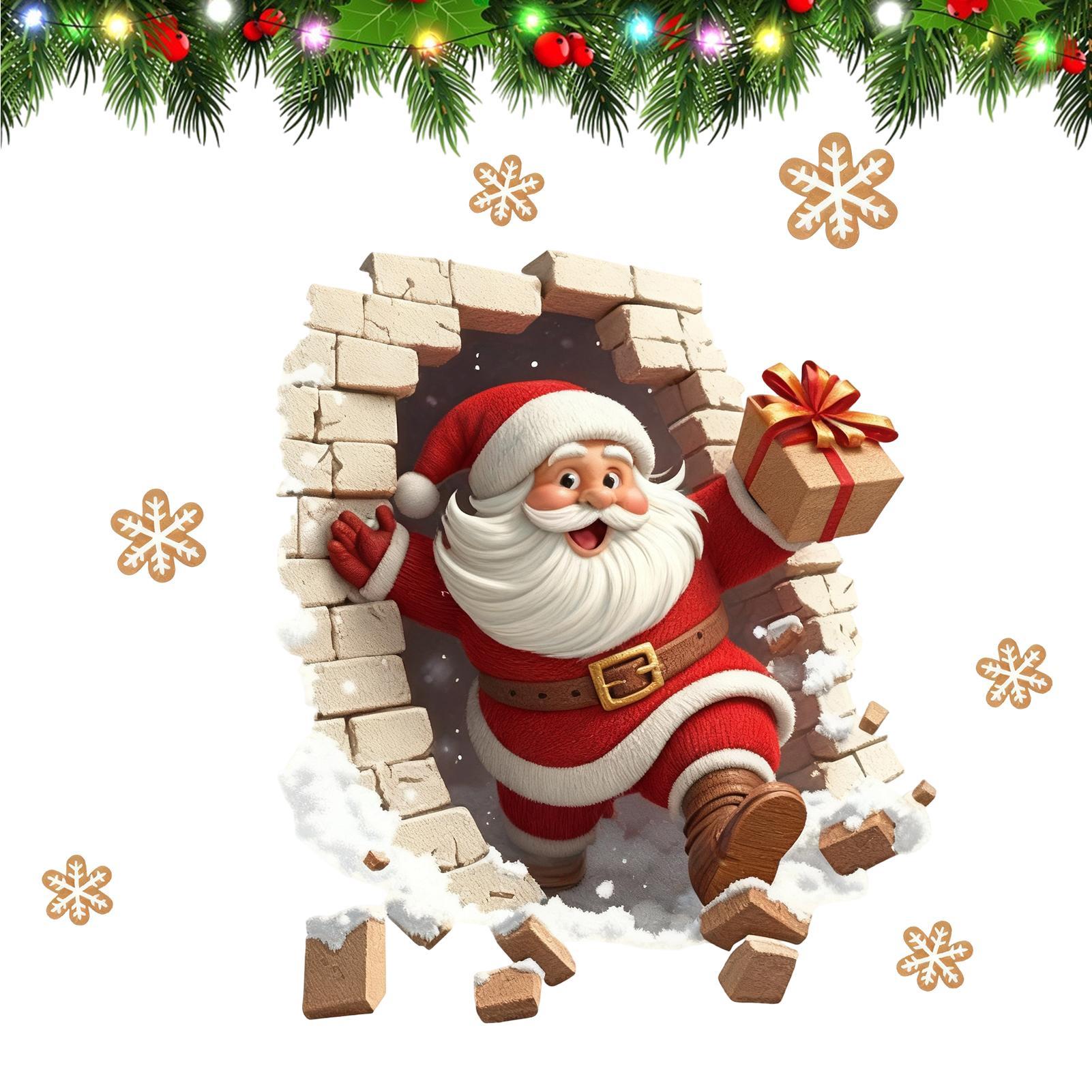 ウォールステッカー クリスマス サンタ ブレイクイン ブリッ - Home Bathroom Break のレビューと価格