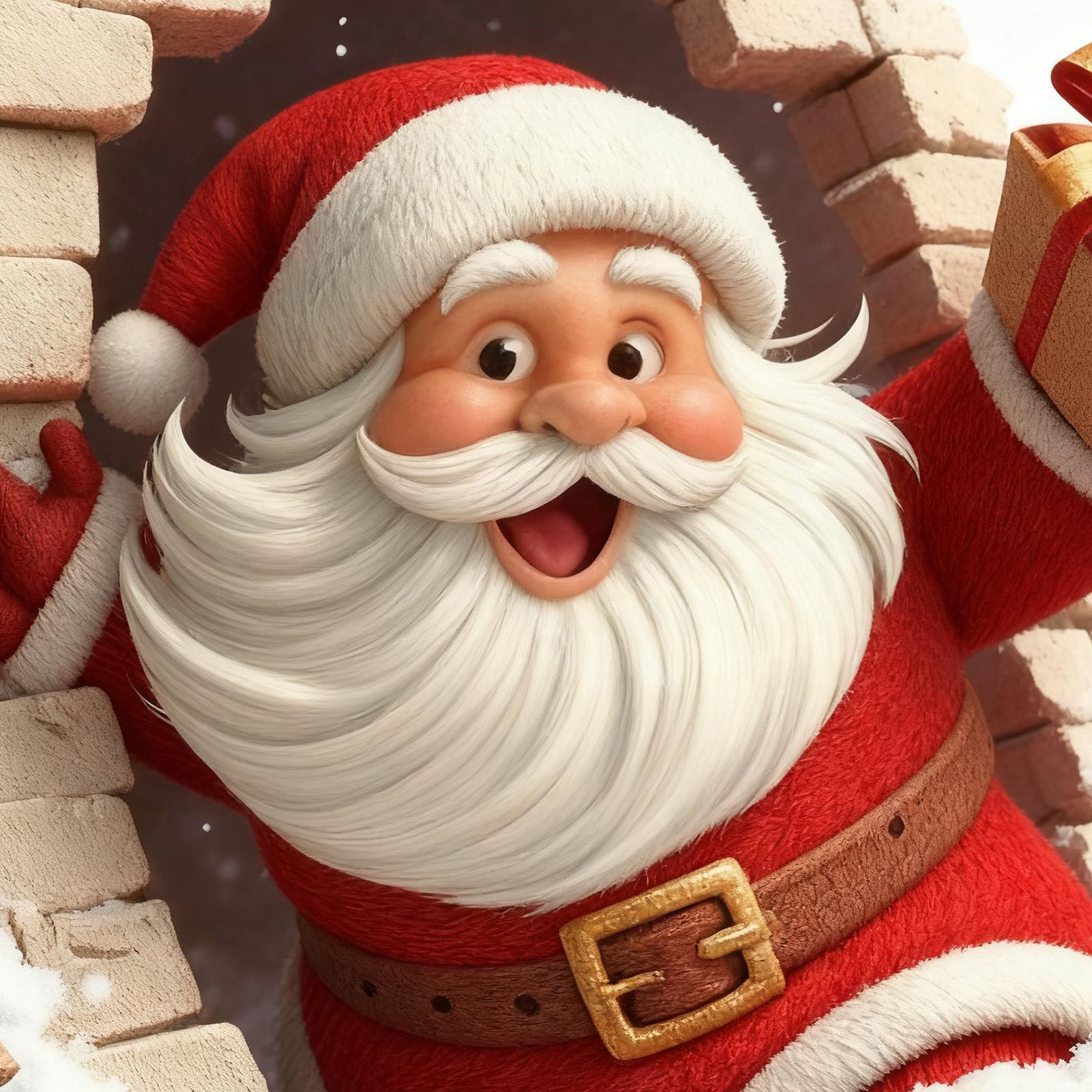 ウォールステッカー クリスマス サンタ ブレイクイン ブリッ - Home Bathroom Break のレビューと価格