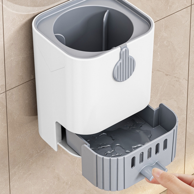 1 セットトイレブラシホルダー付き壁掛けロングハンドル柔軟な - Toilet Brush Holder のレビューと価格
