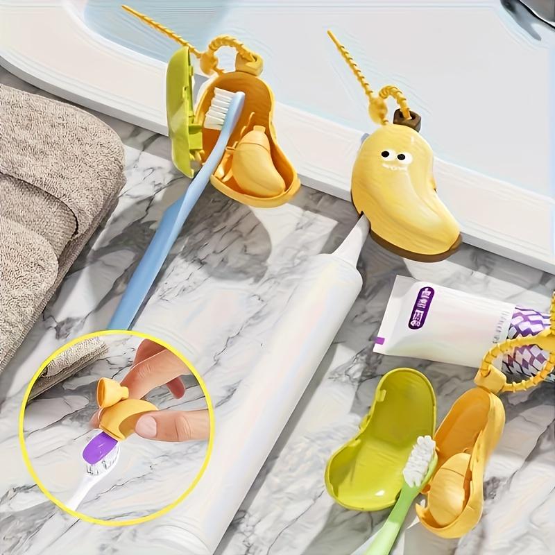 かわいいバナナ歯ブラシホルダーポータブルトラベルオーガナイザ - Bathroom Home Improvement のレビューと価格