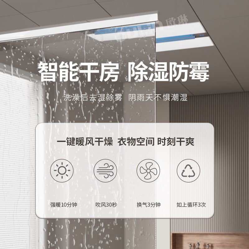 スマート3-in-1浴室天井ヒーター - 排気ファン、照明、 - Bathroom Home Improvement のレビューと価格