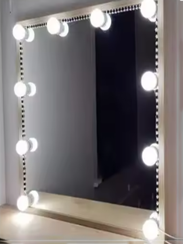LEDミラー化粧鏡、ライト付き、3色調光可能なバニティライト - Bathroom Mirror Led のレビューと価格