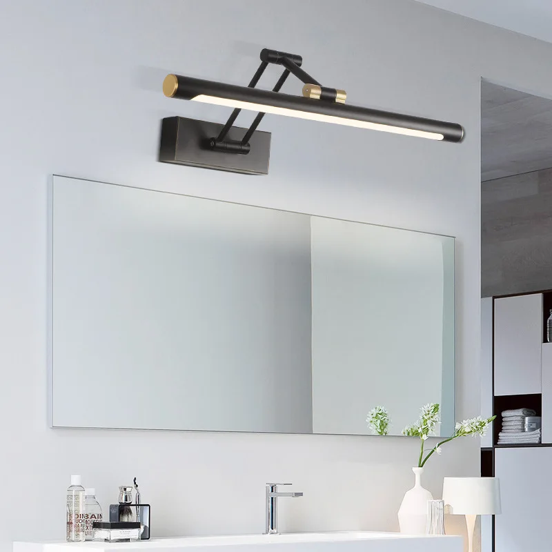 バスルームミラーヘッドライト折りたたみ調節可能なウォールライ - Bathroom Mirror Led のレビューと価格